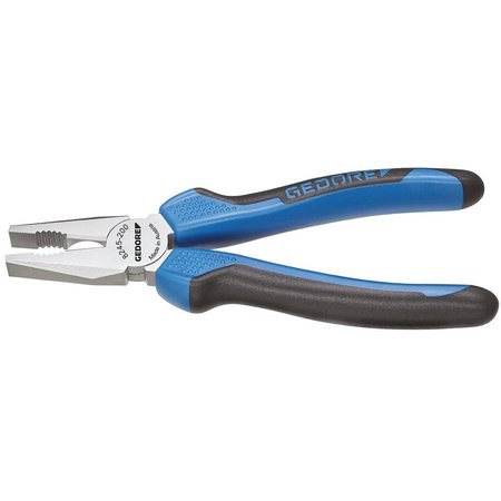 Gedore Combination Pliers, 7-7/8", Handle Type: 2-Component 8245-160 JC